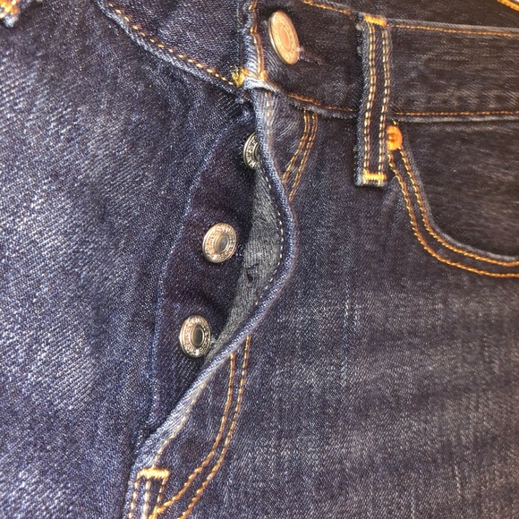 Levi’s 501 button fly shorts size 27 - Picture 4 of 6